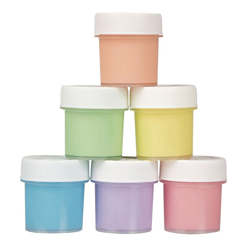 Краски акриловые декоративные Гамма "Хобби", 06 цветов, 20мл, картон. упаковка, пастельные цвета