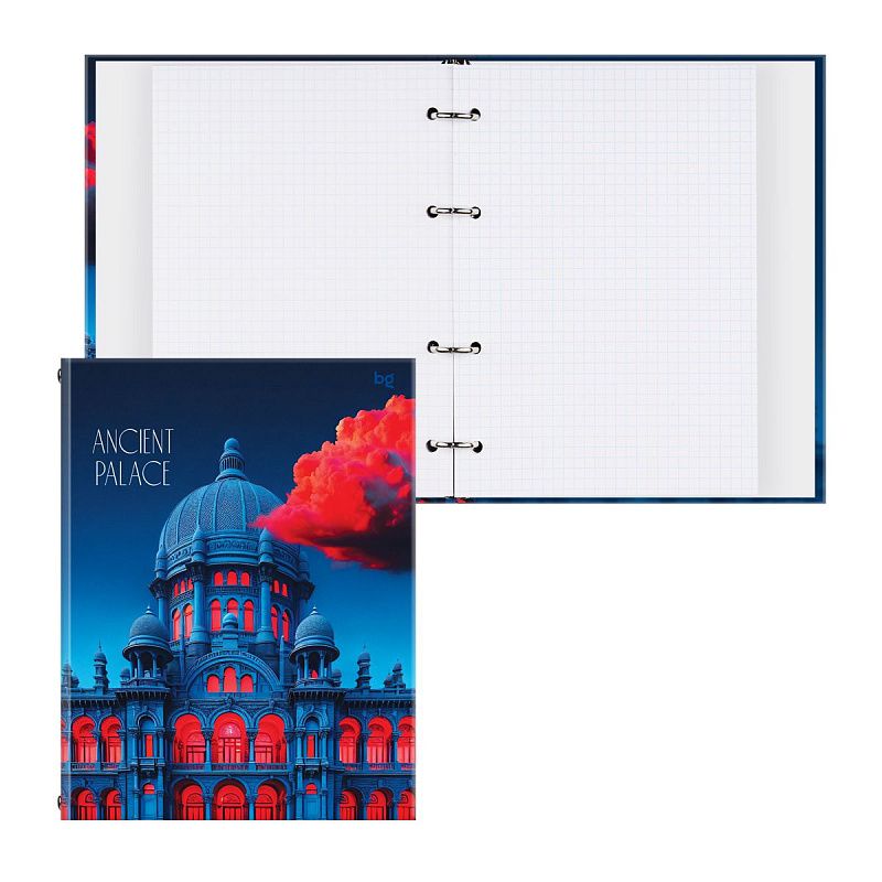 Тетрадь на кольцах А5, 120л., BG "Ancient palace", матовая ламинация