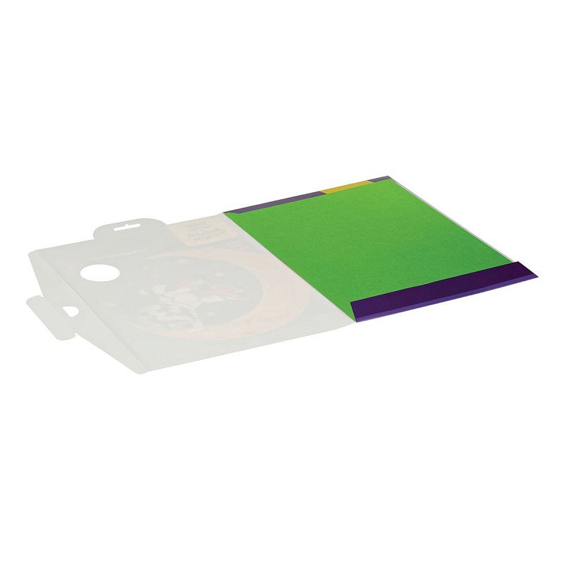 Картон цветной А4, Мульти-Пульти, 12л., 12цв., тонированный, в папке, "Енот в космосе"