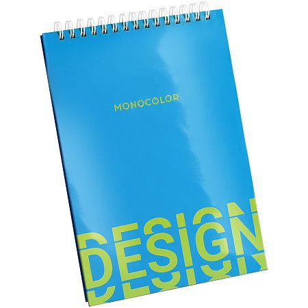 Блокнот А5 80л. на гребне BG "Mono design", твердая обложка, глянцевая ламинация