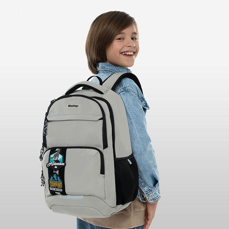 Рюкзак Berlingo ErgoSmart "Urban Pathway" 42*29*16см, 2 отделения, 4 кармана, эргономичная спинка 