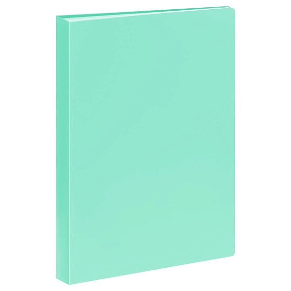 Папка с 40 вкладышами СТАММ А4, 21мм, 500мкм, пластик, пастель, мятная