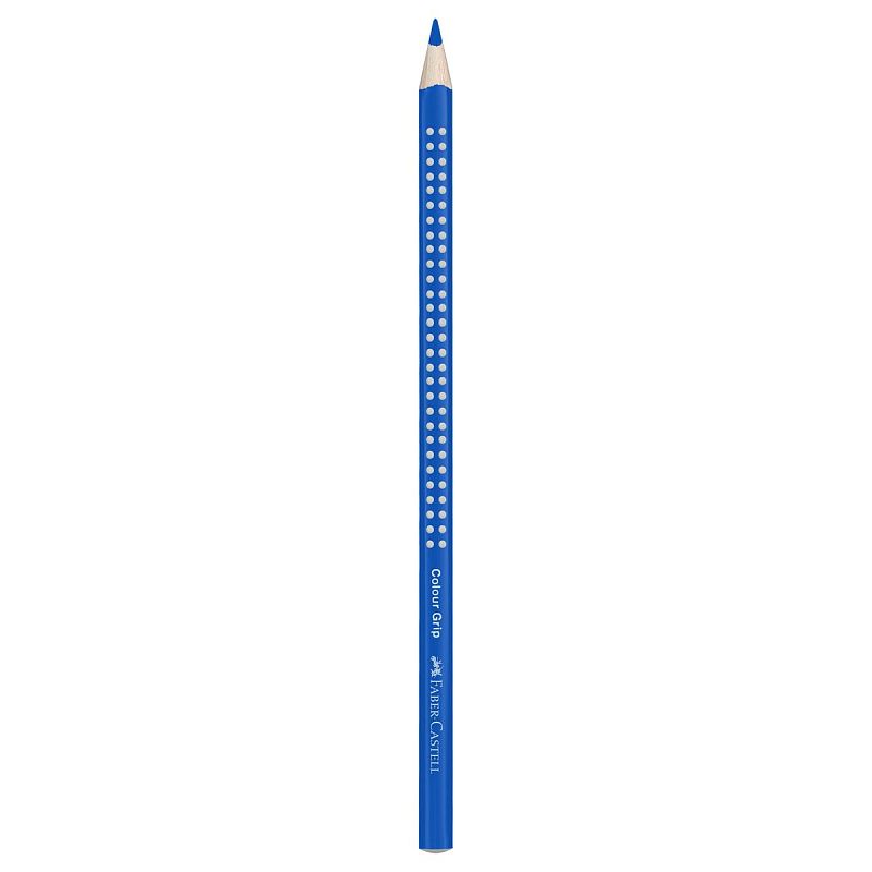 Карандаши цветные Faber-Castell "Grip", 12цв., трехгран., заточен., картон, европодвес