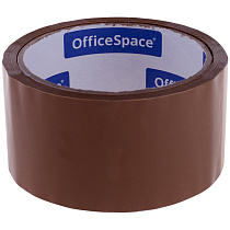 Клейкая лента упаковочная OfficeSpace, 48мм*40м, 38мкм, темная, ШК