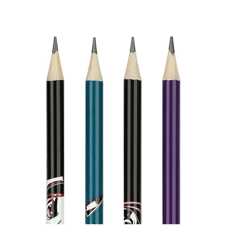 Карандаш ч/г MESHU "Kawaii", HB, заточен., с печатью, с ластиком, ассорти, туба 