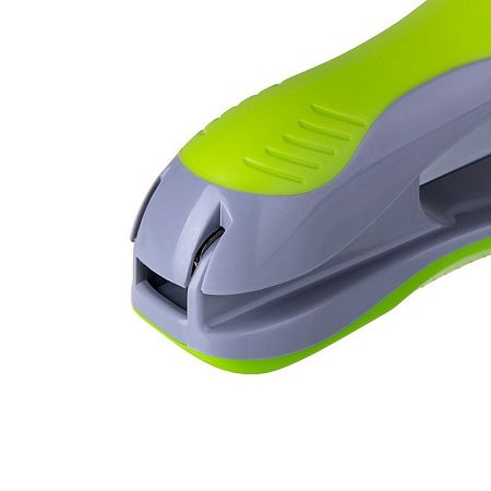Степлер №24/6, 26/6 Berlingo "Office Soft" до 25л., пластиковый корпус, зеленый