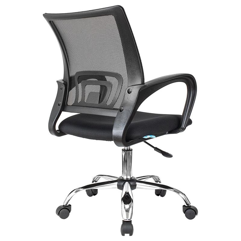 Кресло оператора Helmi HL-M95 R (695) "Airy", СН, спинка сетка черная/сиденье ткань TW черная, пиастра