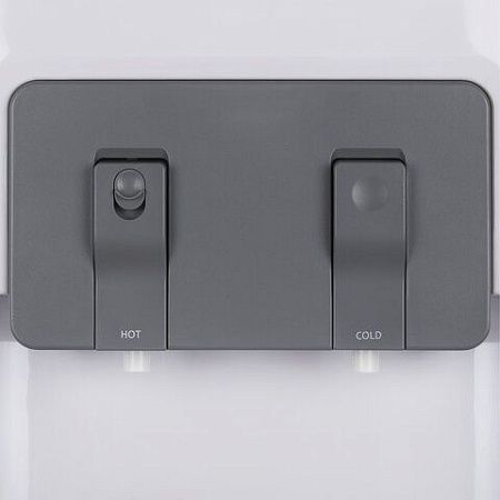 Кулер для воды SONNEN FSC-02AC, напольный, НАГРЕВ/ОХЛАЖДЕНИЕ КОМПРЕССОР, шкаф, 2 крана, белый, 455420