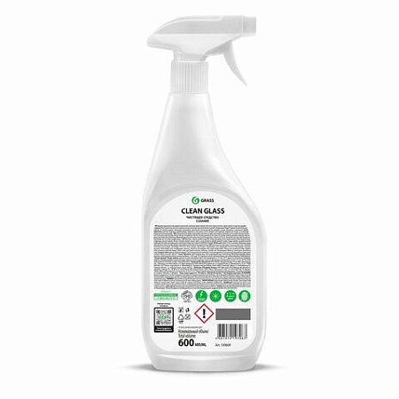 Средство для мытья стекол и зеркал 600 мл GRASS "Clean glass", распылитель, 130600 