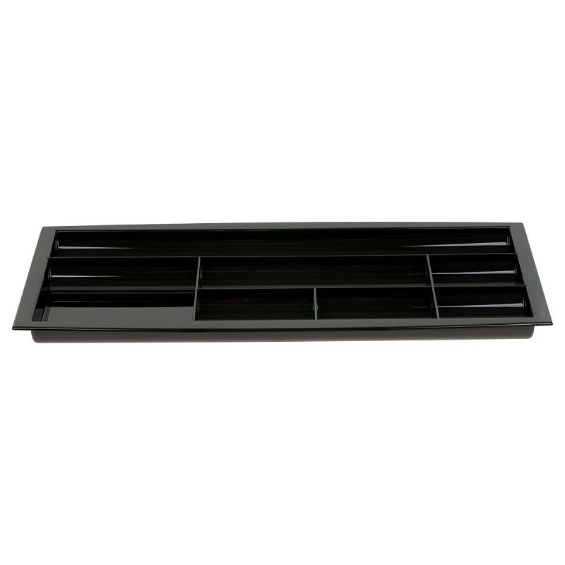 Настольная подставка СТАММ "Field", полистирол, черная