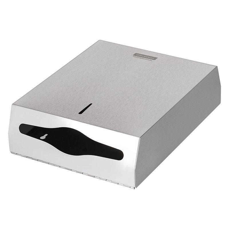 Диспенсер для полотенец листовых OfficeClean Professional (V-сл.), нержавеющая сталь 