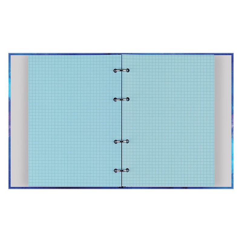 Тетрадь на кольцах А5, 200л., BG "Очень занят", 4 цвет. блок, глянцевая ламин., выб. лак