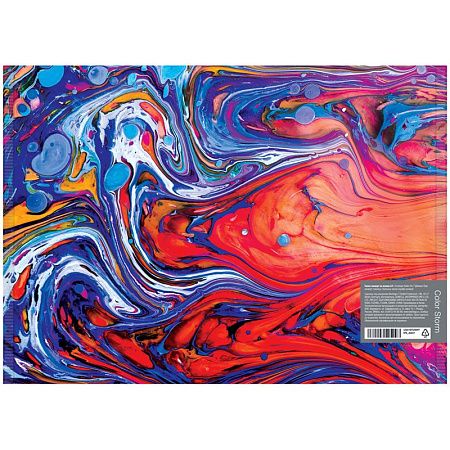 Папка-конверт на кнопке Berlingo "Color Storm" А4, 180мкм, с рисунком 