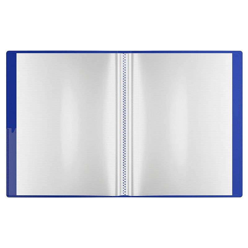 Папка с 40 вкладышами Berlingo "Your Way" А4, 24мм, 600мкм, синяя, с внутр. карманом 