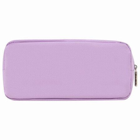 Пенал мягкий BRAUBERG PASTEL, 2 отделения, фиолетовый, 21х9,5х5см, 272278 