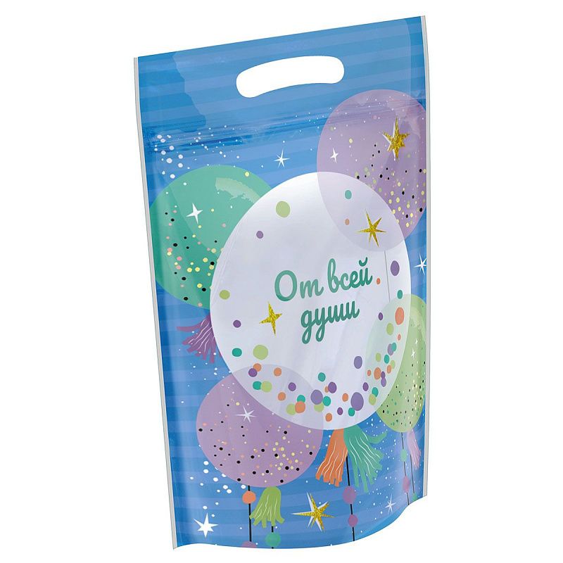 Набор подарочных пакетов 15*22 см, зип-лок, MESHU "Для тебя", 36шт.