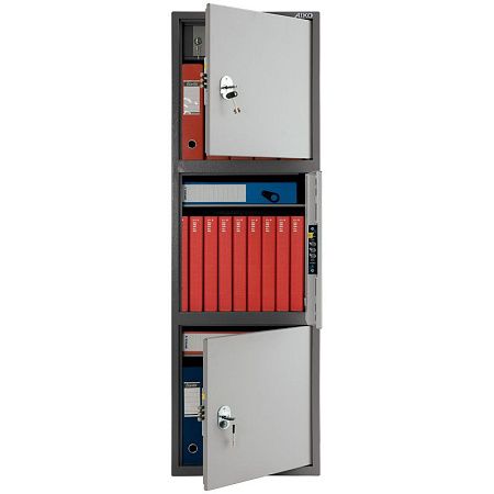 Шкаф бухгалтерский Aiko SL-150/3Т, 1490*460*340, три двери, ключевой замок