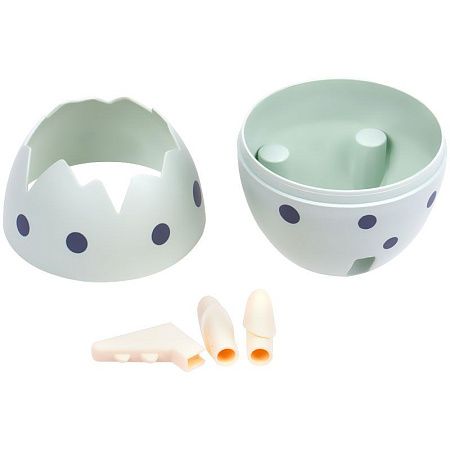 Подставка-стакан MESHU "Dino's egg", пластиковая, мятная