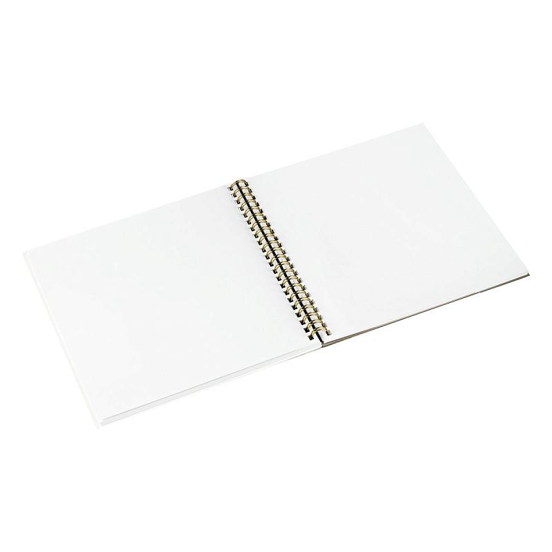 Скетчбук для графики и эскизов 40л., 190*190 Greenwich Line "Crystal. Golden Stone", на гребне, 160г/м2