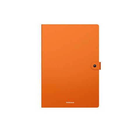 Папка-картотека на кнопке пластиковая ERICH KRAUSE Matt Neon, A4, с 3 отделениями, ас, 54898 
