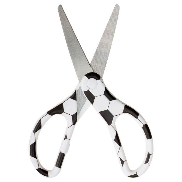 Ножницы детские Мульти-Пульти "Футбол" 14см, трай-ми кард, европодвес