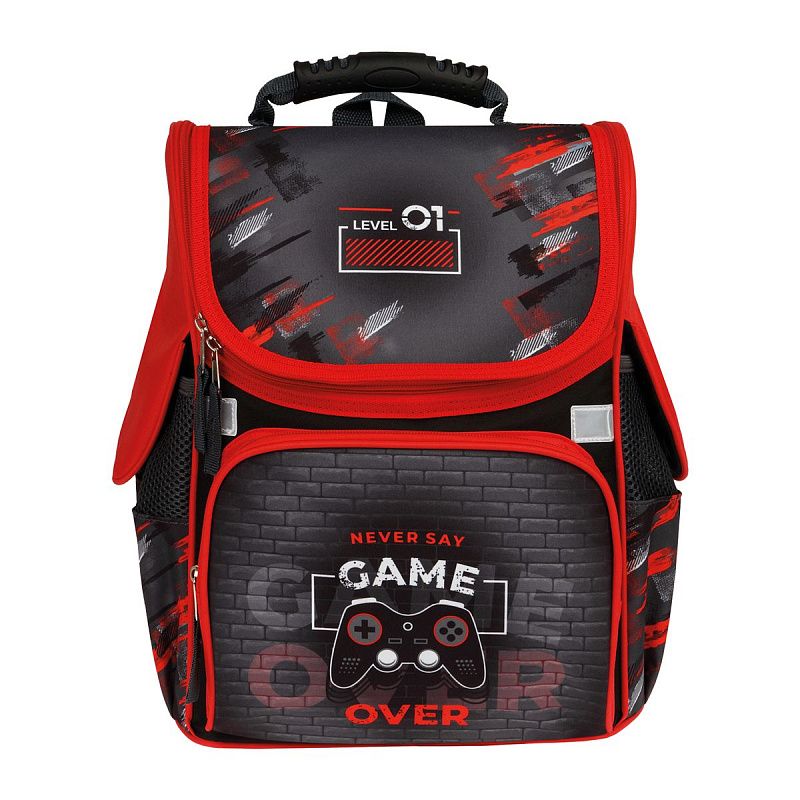 Ранец ArtSpace Junior "Gamer" 37*28*21см, 1 отделение, 3 кармана, анатомическая спинка 