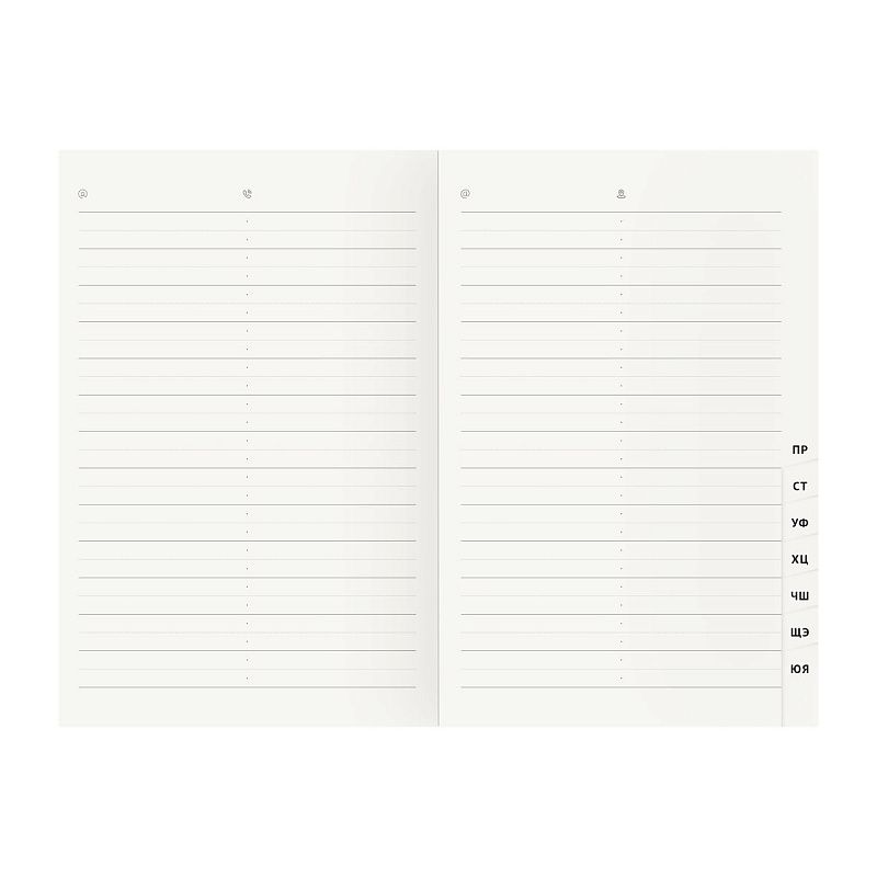 Телефонная книга А5, 80л., кожзам, OfficeSpace "Winner" синий, с вырубкой