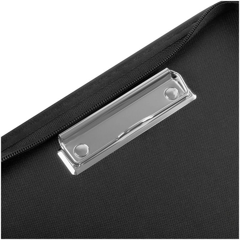 Папка деловая OfficeSpace "Venezia" кожзам, на молнии, зажим для бумаг 