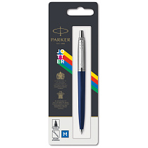 Ручка шариковая Parker "Jotter Navy Blue" синяя, 1,0мм, кнопочн., пластик. корпус, блистер