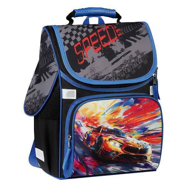 Ранец ArtSpace Junior "Speed" 37*28*21см, 1 отделение, 3 кармана, анатомическая спинка