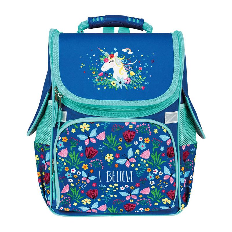 Ранец ArtSpace Junior "Spring" 37*28*21см, 1 отделение, 3 кармана, анатомическая спинка 