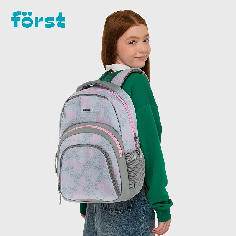 Рюкзак Först F-Line "Stay cool" 42*27*16см, 1 отделение, 5 карманов, уплотненная спинка 