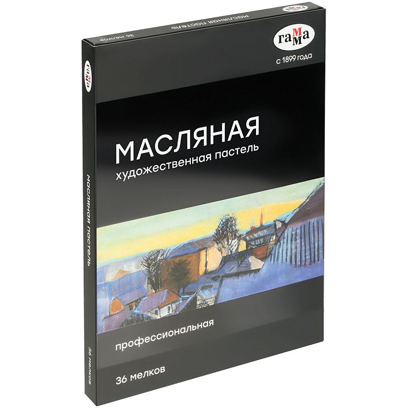 УЦЕНКА - Пастель масляная Гамма, 36 цветов, картон. упаковка (осн 363157)
