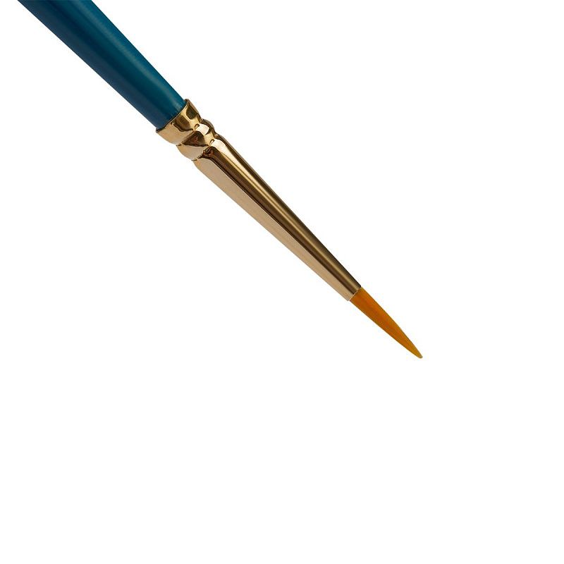 Кисть художественная синтетика Гамма "Галерея", круглая №2/0, короткая ручка