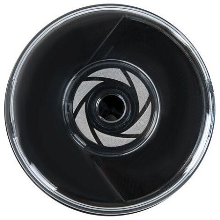 Точилка электрическая BRAUBERG DOUBLE BLADE BLACK, двойное лезвие, питание от 2 батареек АА, 271336 
