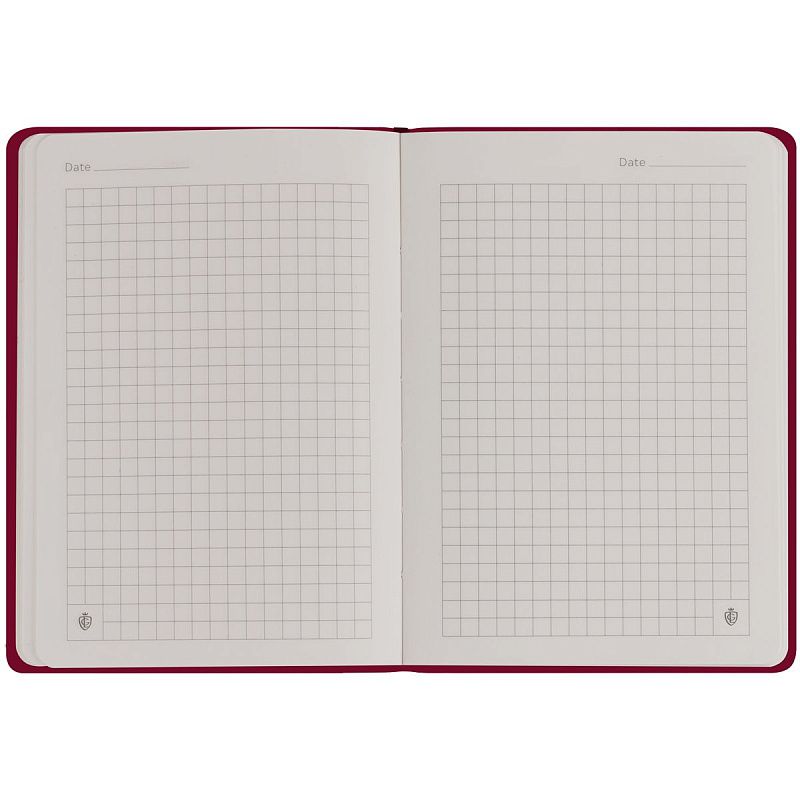 Записная книжка А6 80л. ЛАЙТ, кожзам, Greenwich Line "Classic. Berry", с резинкой, фактурное тиснение, блок в клетку