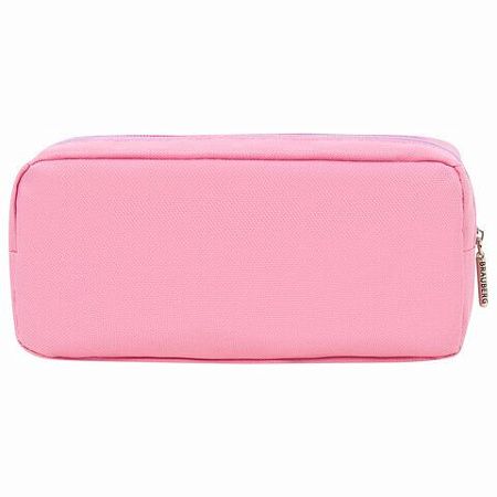 Пенал мягкий BRAUBERG PASTEL, 2 отделения, розовый, 21х9,5х5см, 272276 
