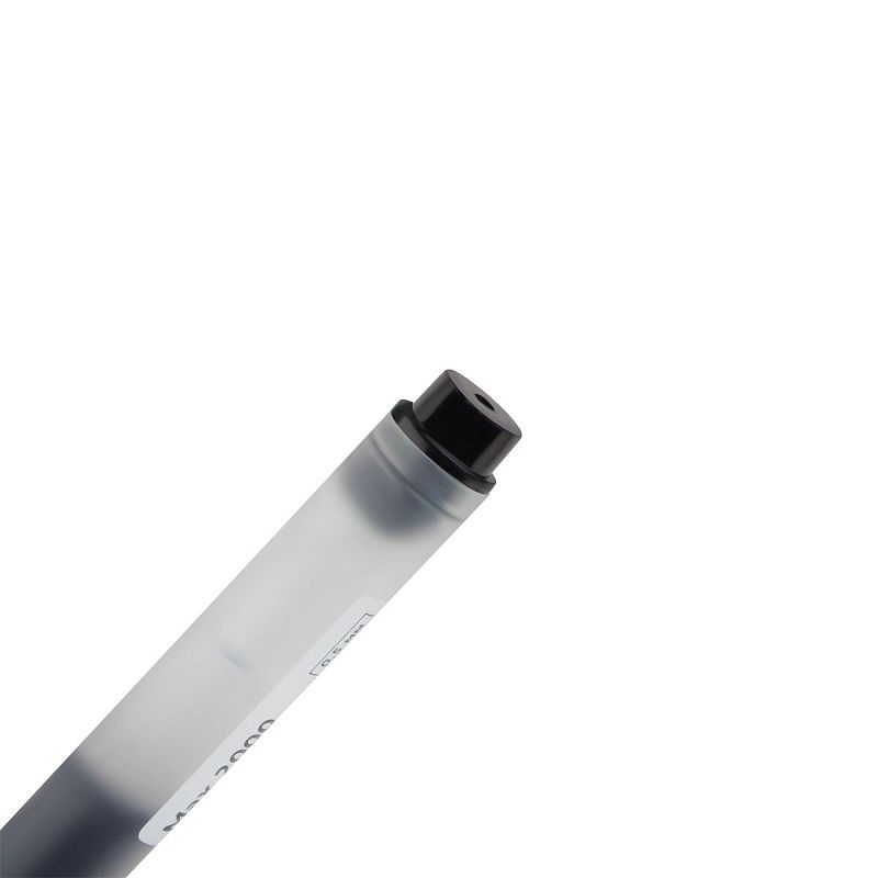 Ручка гелевая OfficeSpace "Max 2000" черная, 0,5мм, бесстержневая, увеличенная длина письма 