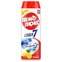 Средство чистящее Пемолюкс "Сода 5. Лимон", порошок, 480г 