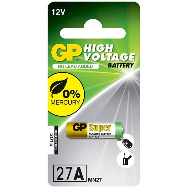 Батарейка GP MN27 (27AF) 12V алкалиновая, BC1