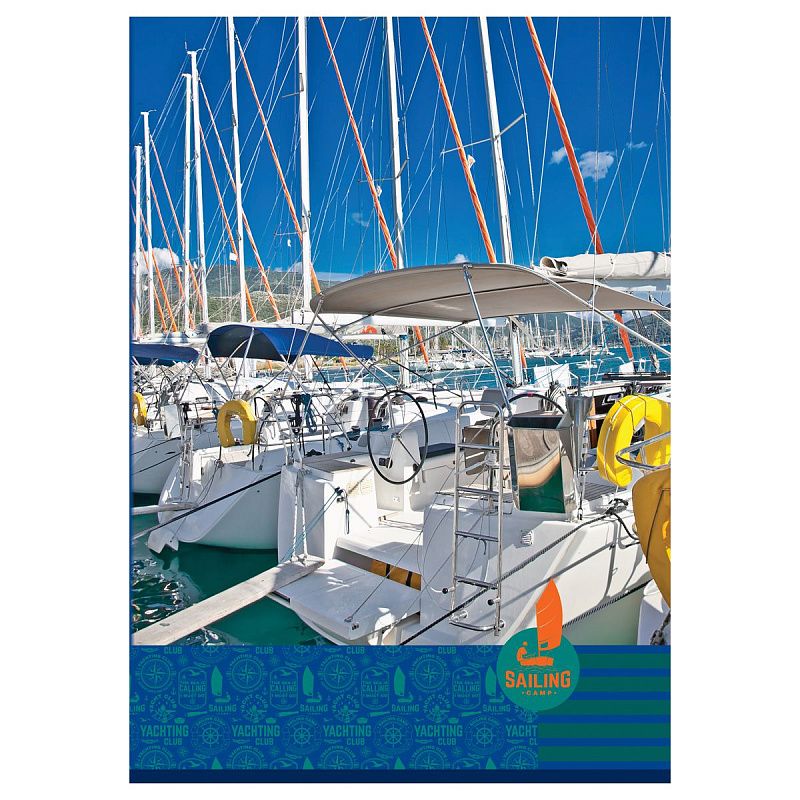 Тетрадь 48л., А4, клетка BG "Путешествие", суперэконом