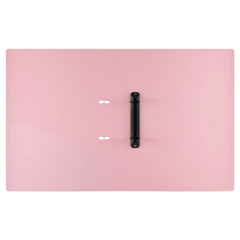 Папка на 2 кольцах Berlingo "Haze" A4, 24мм, 600мкм, D-кольца, с внутр. карманом, софт-тач, ассорти 