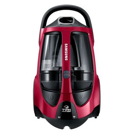 Пылесос SAMSUNG VCC885FH3P/XEV с контейнером "циклон", 2200 Вт, мощность всасывания 430 Вт, красный