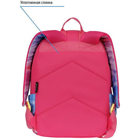 Рюкзак Berlingo Light "Sky pink" 39,5*28*16см, 2 отделения, 3 кармана, уплотненная спинка 
