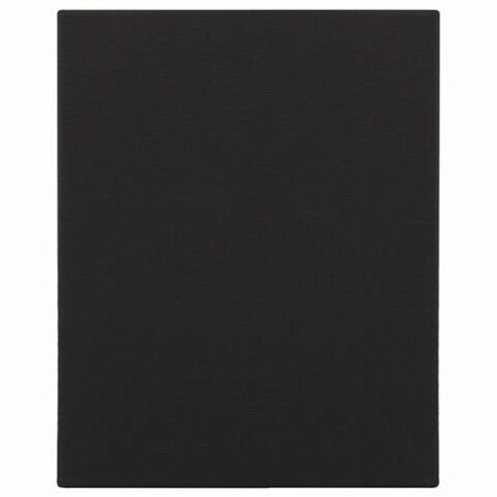 Холст на подрамнике черный BRAUBERG ART CLASSIC, 40х50см, 380 г/м, хлопок, мелкое зерно, 191651