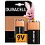 Батарейка DURACELL Basic, 6LR61 (КРОНА), Alkaline, 1 шт., в блистере, 9 В