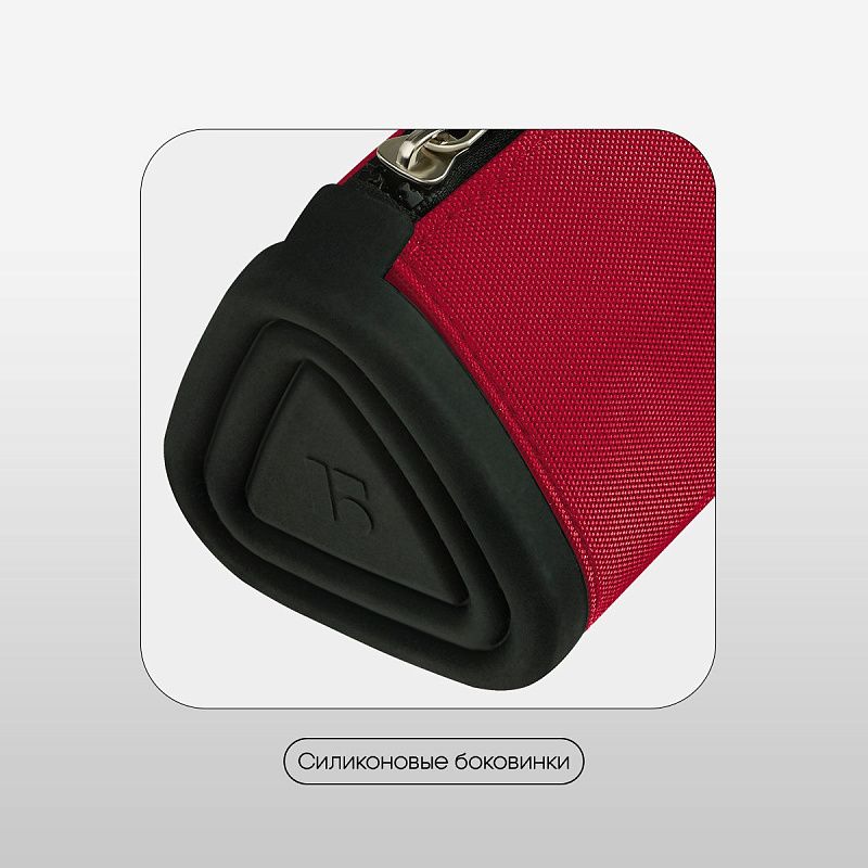 Пенал мягкий 1 отделение, 220*70*70 мм, Berlingo "Black and red", полиэстер 