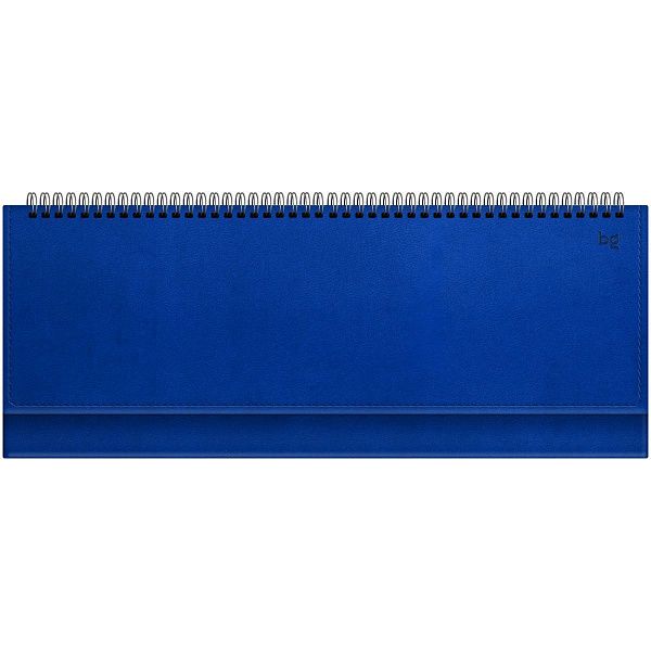 Планинг недатированный, 56л., 330*130мм, кожзам, BG "Winner. Blue", синий