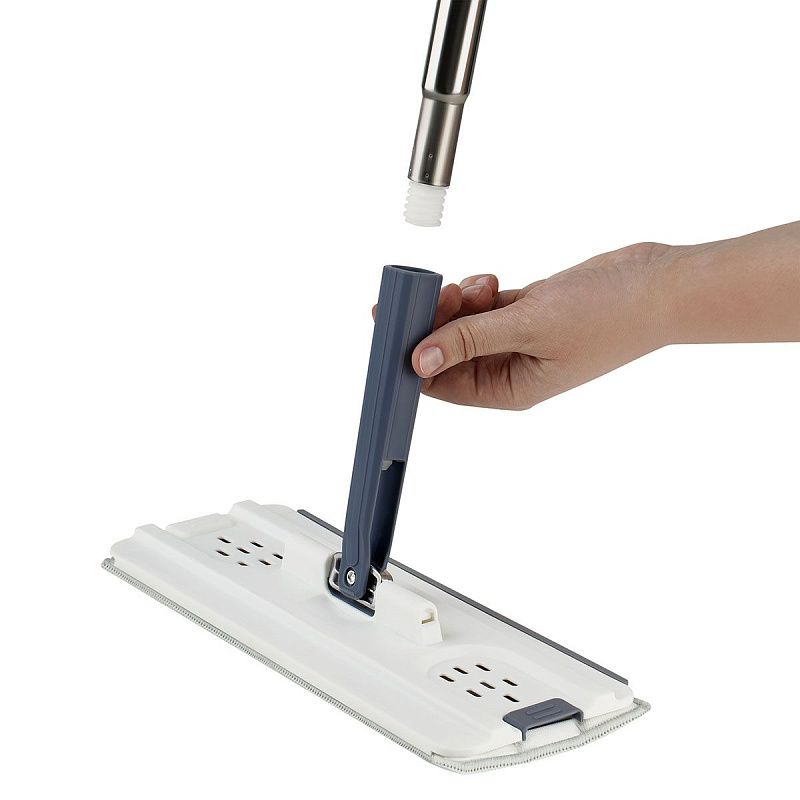 Набор для уборки OfficeClean Professional, с вертикальным отжимом, объем ведра 10 литров, 2 насадки в комплекте