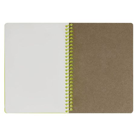 Скетчбук 40л., А5 на гребне BG "Neon. Yellow", маркерная бумага 120г/м2
